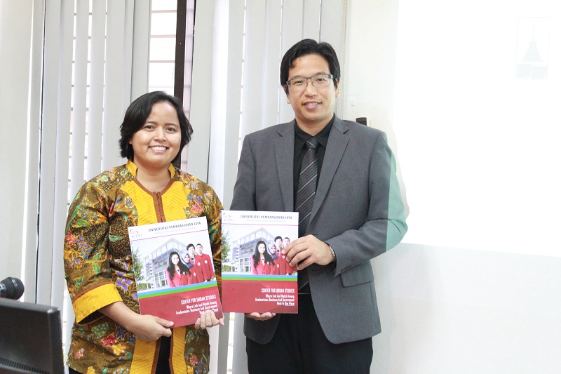 คณะสถาปัตยกรรมศาสตร์ มหาวิทยาลัยนเรศวร  จัดบันทึกข้อตกลงร่วมกับ Universitas Pembangunan Jaya ประเทศอินโดนีเซีย
