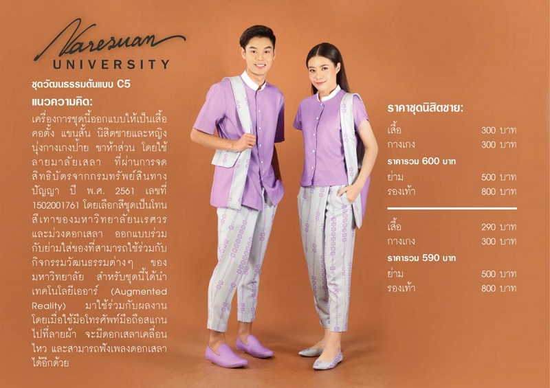 นิทรรศการจัดแสดงชุดนิสิตต้นแบบของมหาวิทยาลัยนเรศวรเพื่อเป็นแนวทางในการพัฒนาด้านอัตลักษณ์ของมหาวิทยาลัยนเรศวร