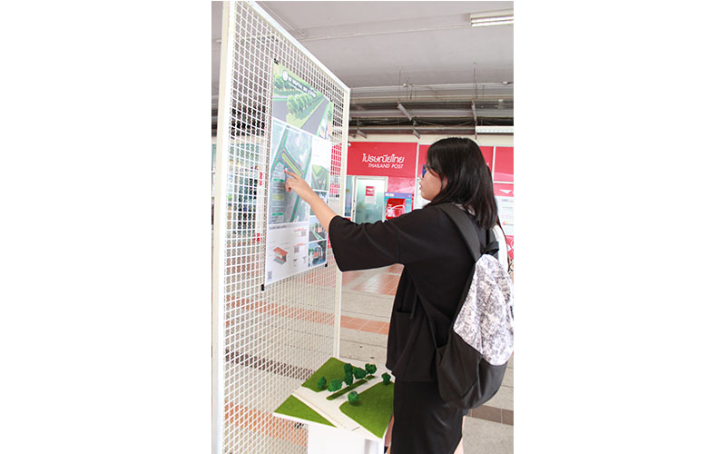นิทรรศการผลงานนิสิตชั้นปีที่ 4 “ Green Studio”