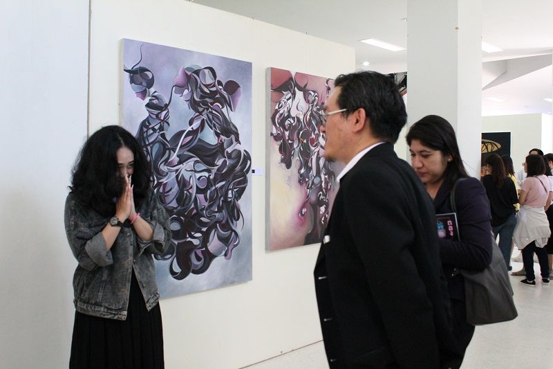 นิทรรศการจัดแสดงผลงานศิลปะนิพนธ์ของนิสิตชั้นปีที่ 4 สาขาวิชาออกแบบทัศนศิลป์ ปีการศึกษา 2560