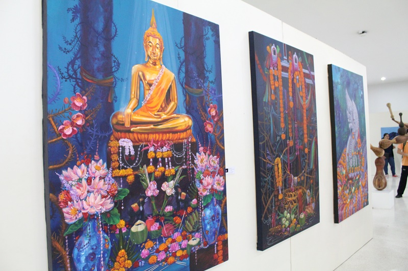 นิทรรศการจัดแสดงผลงานศิลปะนิพนธ์ของนิสิตชั้นปีที่ 4 สาขาวิชาออกแบบทัศนศิลป์ ปีการศึกษา 2560