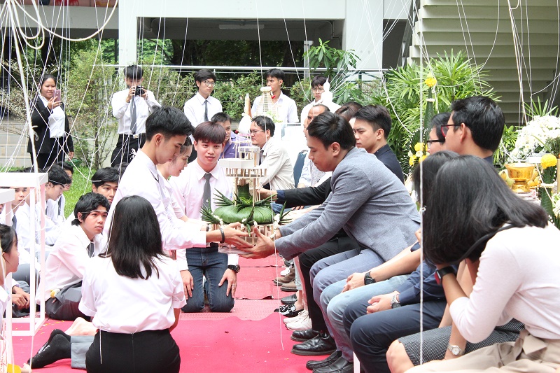 ไหว้ครูและครอบครูประจำปีการศึกษา 2561
