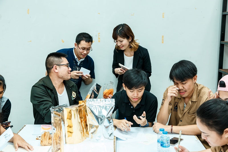 นิสิตสาขาออกแบบผลิตภัณฑ์และบรรจุภัณฑ์ ร่วมโครงการ workshop ค่ายศิลปะโตโยต้า ( Toyota Art Camp )