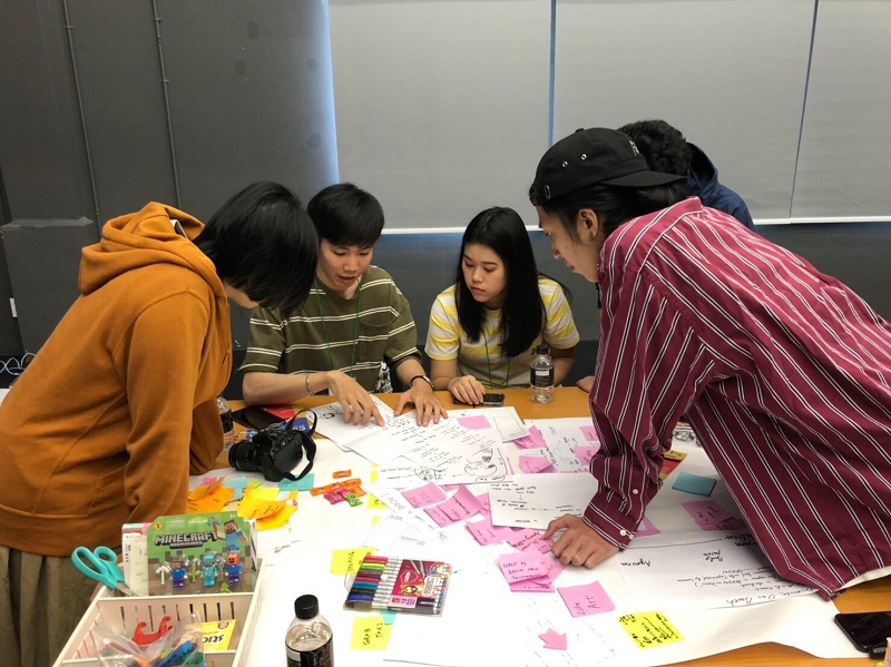 นิสิตสาขาสาขาออกแบบผลิตภัณฑ์และบรรจุภัณฑ์ เข้าร่วมกิจกรรม Service Design  Workshop หัวข้อ “Future Forward”
