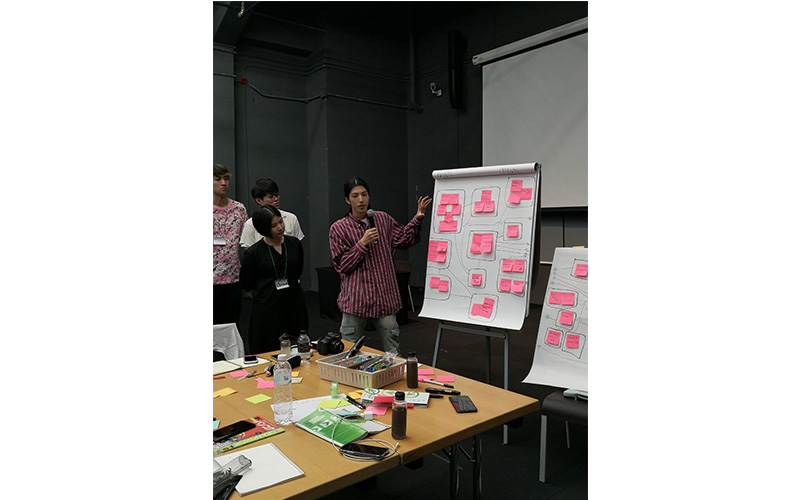 นิสิตสาขาสาขาออกแบบผลิตภัณฑ์และบรรจุภัณฑ์ เข้าร่วมกิจกรรม Service Design  Workshop หัวข้อ “Future Forward”