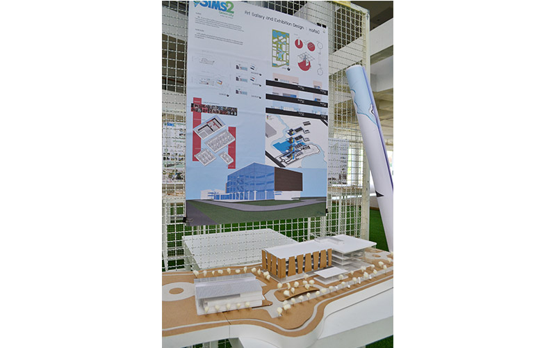 นิทรรศการ “การออกแบบเมืองจำลองสีเขียว  (Green City Simulation) ”  