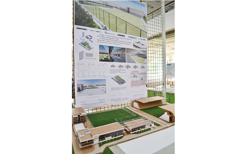 นิทรรศการ “การออกแบบเมืองจำลองสีเขียว  (Green City Simulation) ”  