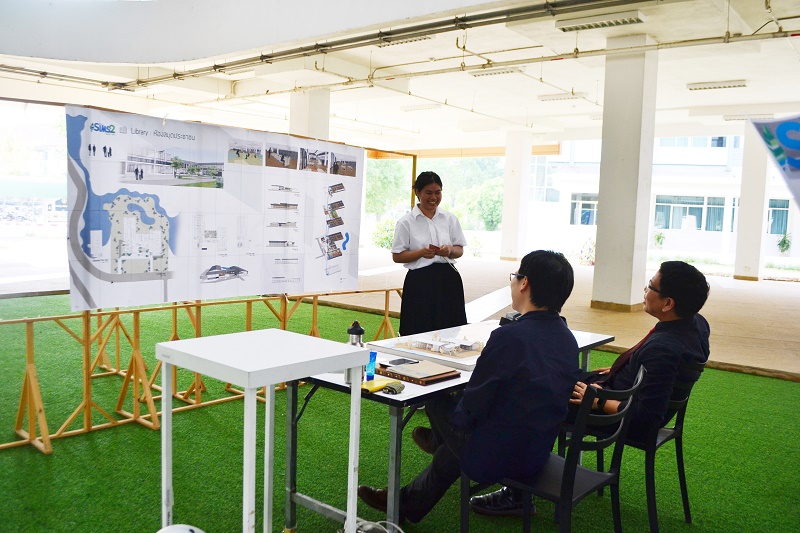 นิทรรศการ “การออกแบบเมืองจำลองสีเขียว  (Green City Simulation) ”  