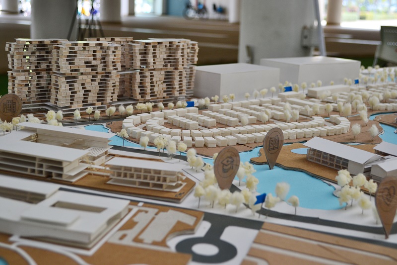 นิทรรศการ “การออกแบบเมืองจำลองสีเขียว  (Green City Simulation) ”  