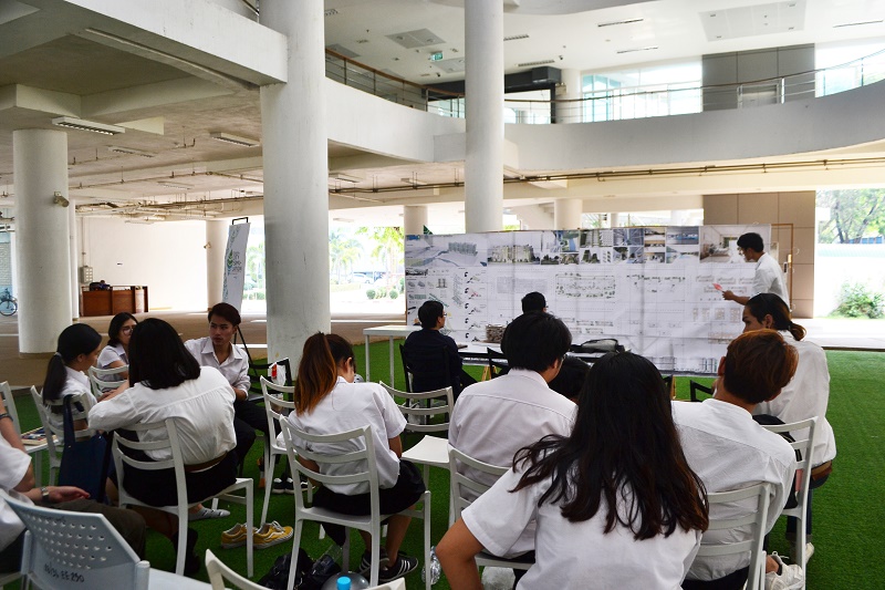 นิทรรศการ “การออกแบบเมืองจำลองสีเขียว  (Green City Simulation) ”  