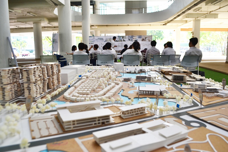 นิทรรศการ “การออกแบบเมืองจำลองสีเขียว  (Green City Simulation) ”  
