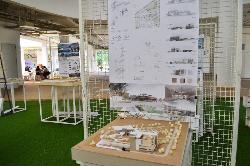 นิทรรศการ “การออกแบบเมืองจำลองสีเขียว  (Green City Simulation) ”  
