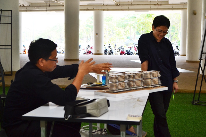 นิทรรศการ “การออกแบบเมืองจำลองสีเขียว  (Green City Simulation) ”  