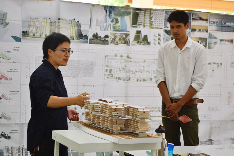 นิทรรศการ “การออกแบบเมืองจำลองสีเขียว  (Green City Simulation) ”  