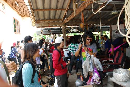 โครงการสัมนาเชิงปฏิบัติการด้านภูมิปัญญาไทยและศิลปกรรมท้องถิ่น ณ โรงเรียนสามเงาวิทยาคม จังหวัดตาก
