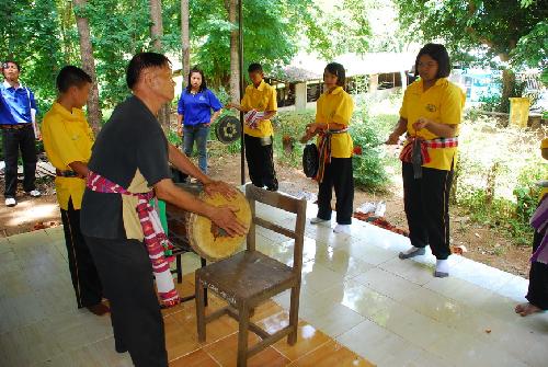 โครงการสัมนาเชิงปฏิบัติการด้านภูมิปัญญาไทยและศิลปกรรมท้องถิ่น ณ โรงเรียนสามเงาวิทยาคม จังหวัดตาก