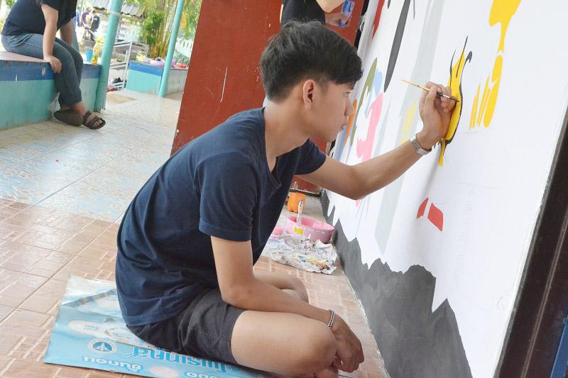 นิสิตคณะสถาปัตย์ ออกค่ายอาสาสถาปัตยกรรมและศิลปกรรม (TECT เมื่อวานซืน ครั้งที่ 9 )