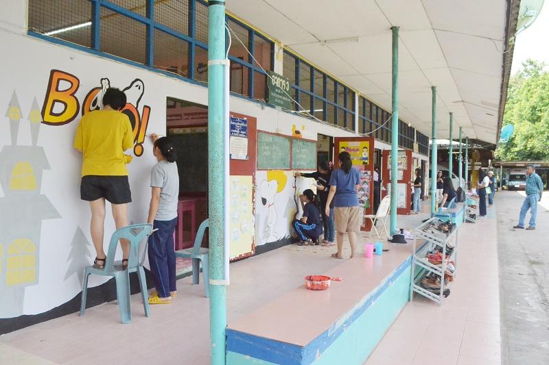 นิสิตคณะสถาปัตย์ ออกค่ายอาสาสถาปัตยกรรมและศิลปกรรม (TECT เมื่อวานซืน ครั้งที่ 9 )