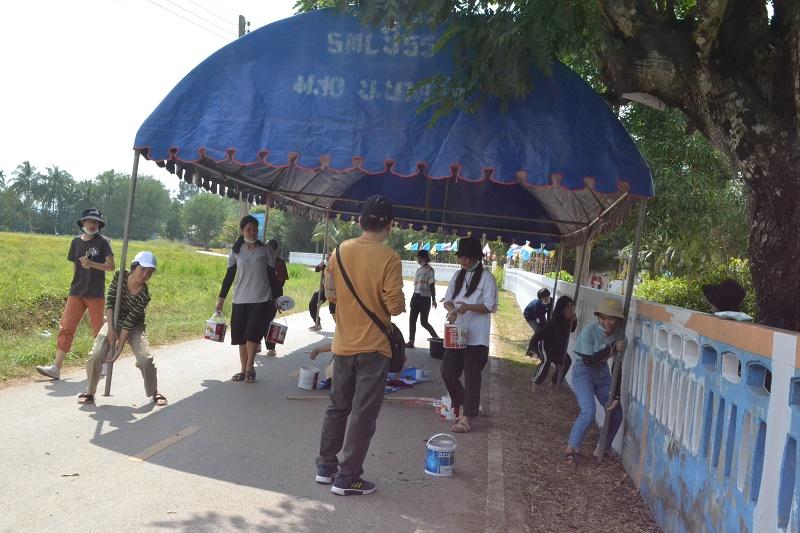 นิสิตคณะสถาปัตย์ ออกค่ายอาสาสถาปัตยกรรมและศิลปกรรม (TECT เมื่อวานซืน ครั้งที่ 9 )
