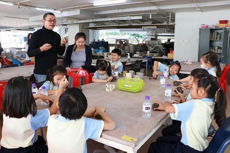 โรงเรียนอนุบาลปาริมา พิษณุโลก ร่วม workshop เรียนรู้เกี่ยวกับเครื่องปั้นดินเผาและเซรามิก 
