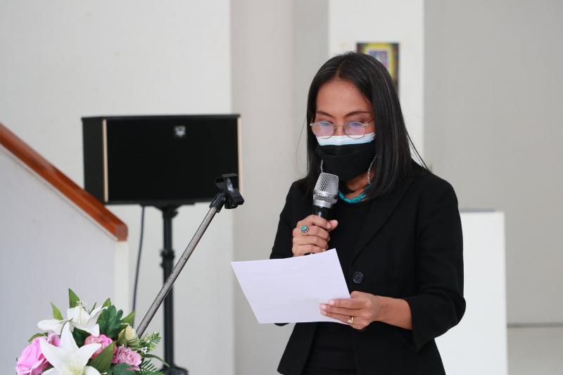 พิธีเปิดการแสดง  วิจิตรศิลป์นิทรรศการ  สามชุดผลงาน  สร้างสรรค์ทัศนศิลป์กวี นิพนธ์ทรรศนะเมธี    ร้อยกรองวจี   สุนทรียรสอลังการ ฯ 