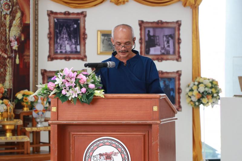 พิธีเปิดการแสดง  วิจิตรศิลป์นิทรรศการ  สามชุดผลงาน  สร้างสรรค์ทัศนศิลป์กวี นิพนธ์ทรรศนะเมธี    ร้อยกรองวจี   สุนทรียรสอลังการ ฯ 
