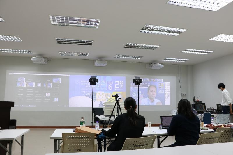 ภาพบรรยากาศ งานประชุมวิชาการ วิจัย และงานสร้างสรรค์ศิลปกรรม และสถาปัตยกรรม ครั้งที่ 6 "When Architecture Meets Art" แบบออนไลน์ ZOOM 