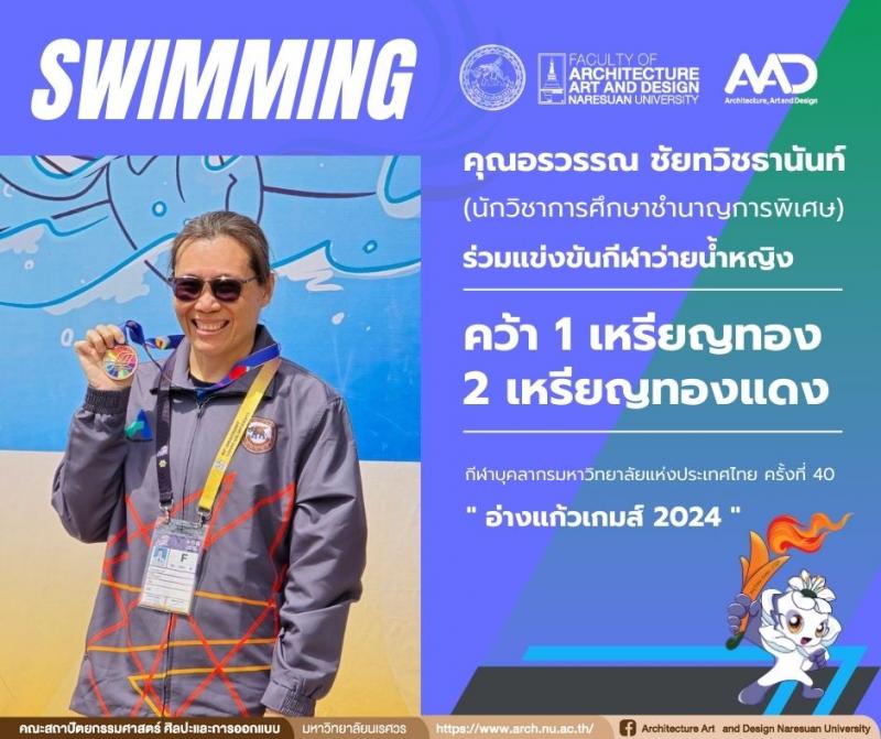 คณาจารย์และบุคลากรคณะสถาปัตยกรรมศาสตร์ ศิลปะและการออกแบบ เข้าร่วมแข่งขันกีฬาบุคลากรมหาวิทยาลัยแห่งประเทศไทย ครั้งที่ 40