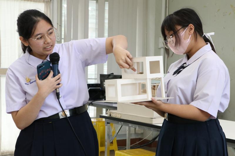 คณะสถาปัตย์ฯ ฝึกษะการออกแบบด้านสถาปัตยกรรมให้กับนักเรียนมัธยมศึกษาปีที่5 โรงเรียนมัธยมสาธิตมหาวิทยาลัยนเรศวร 