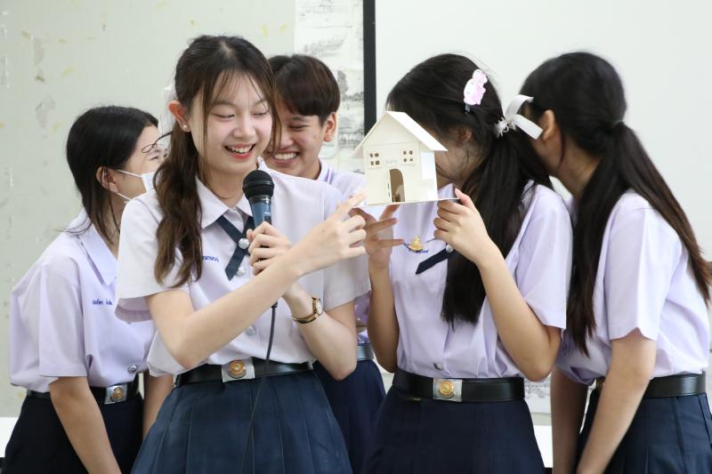 คณะสถาปัตย์ฯ ฝึกษะการออกแบบด้านสถาปัตยกรรมให้กับนักเรียนมัธยมศึกษาปีที่5 โรงเรียนมัธยมสาธิตมหาวิทยาลัยนเรศวร 