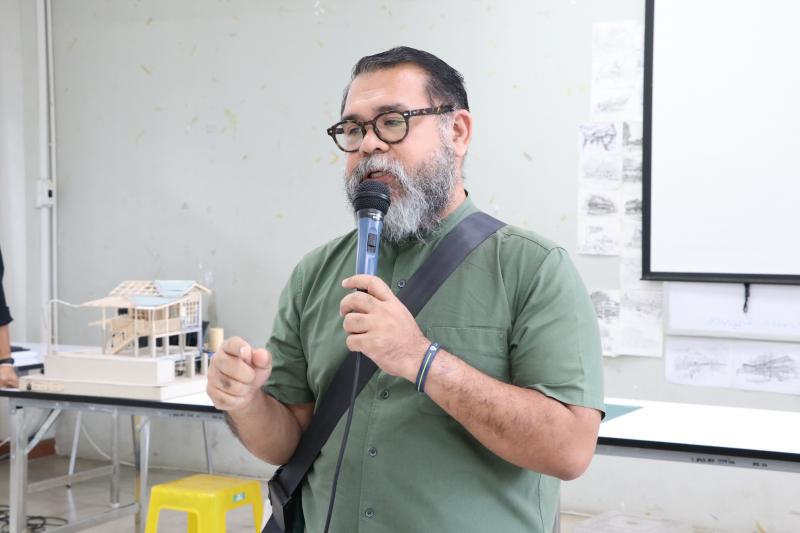คณะสถาปัตย์ฯ ฝึกษะการออกแบบด้านสถาปัตยกรรมให้กับนักเรียนมัธยมศึกษาปีที่5 โรงเรียนมัธยมสาธิตมหาวิทยาลัยนเรศวร 
