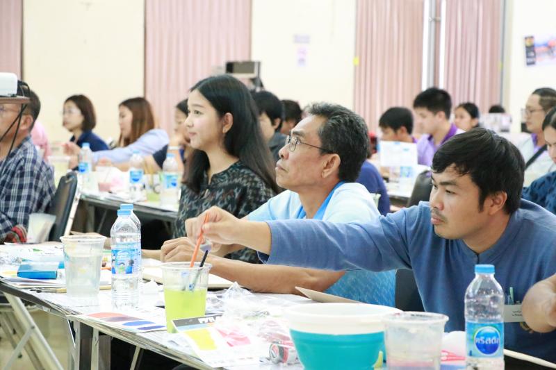 โครงการอบรมครูศิลป เชิงปฏิบัติการ "สื่อการสอนศิลปะและเทคนิคการสร้างผลงานสำหรับการเรียนการสอน"