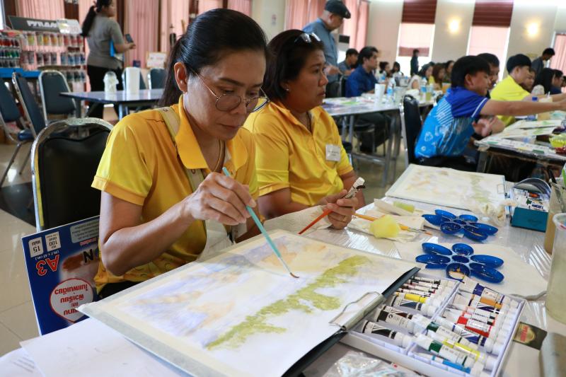 โครงการอบรมครูศิลป เชิงปฏิบัติการ "สื่อการสอนศิลปะและเทคนิคการสร้างผลงานสำหรับการเรียนการสอน"