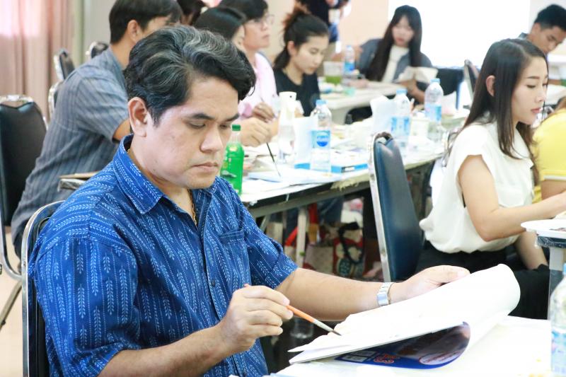 โครงการอบรมครูศิลป เชิงปฏิบัติการ "สื่อการสอนศิลปะและเทคนิคการสร้างผลงานสำหรับการเรียนการสอน"