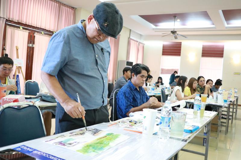 โครงการอบรมครูศิลป เชิงปฏิบัติการ "สื่อการสอนศิลปะและเทคนิคการสร้างผลงานสำหรับการเรียนการสอน"