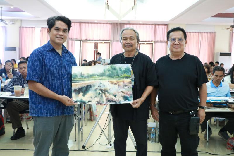 โครงการอบรมครูศิลป เชิงปฏิบัติการ "สื่อการสอนศิลปะและเทคนิคการสร้างผลงานสำหรับการเรียนการสอน"