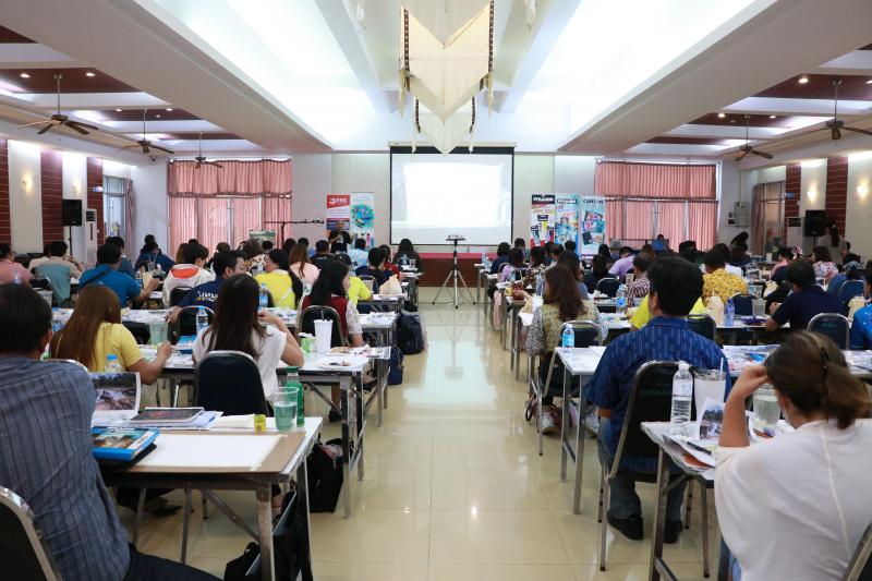 โครงการอบรมครูศิลป เชิงปฏิบัติการ "สื่อการสอนศิลปะและเทคนิคการสร้างผลงานสำหรับการเรียนการสอน"