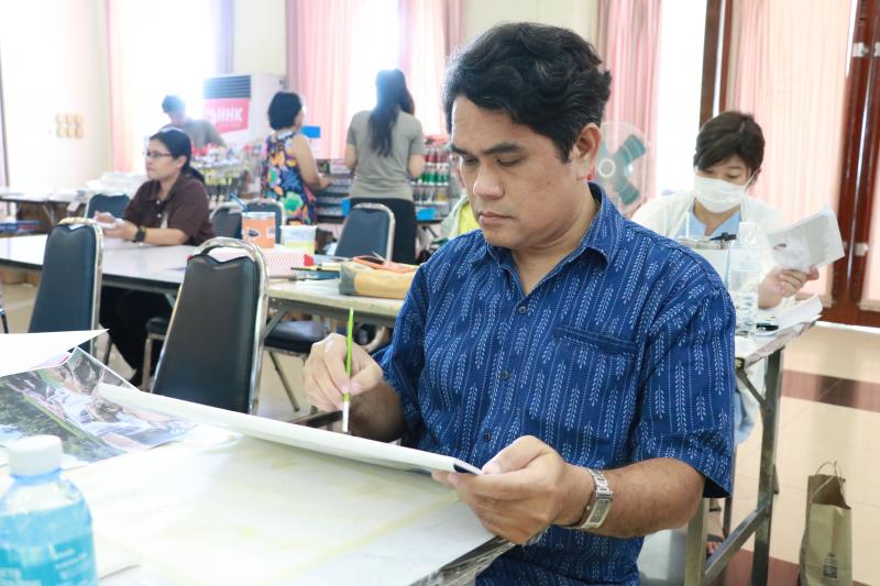 โครงการอบรมครูศิลป เชิงปฏิบัติการ "สื่อการสอนศิลปะและเทคนิคการสร้างผลงานสำหรับการเรียนการสอน"