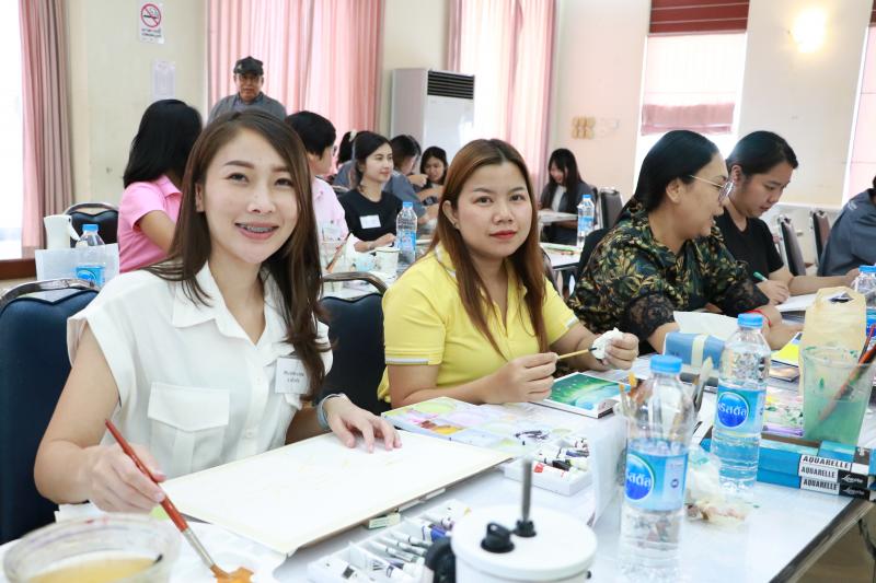 โครงการอบรมครูศิลป เชิงปฏิบัติการ "สื่อการสอนศิลปะและเทคนิคการสร้างผลงานสำหรับการเรียนการสอน"
