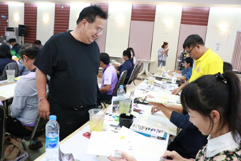 โครงการอบรมครูศิลป เชิงปฏิบัติการ "สื่อการสอนศิลปะและเทคนิคการสร้างผลงานสำหรับการเรียนการสอน"