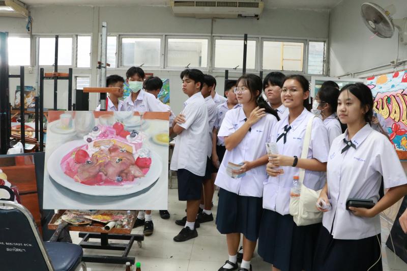 คณะสถาปัตย์ฯ แนะนำหลักสูตรให้กับนักเรียนมัธยมศึกษาปีที่3 โรงเรียนมัธยมสาธิตมหาวิทยาลัยนเรศวร 