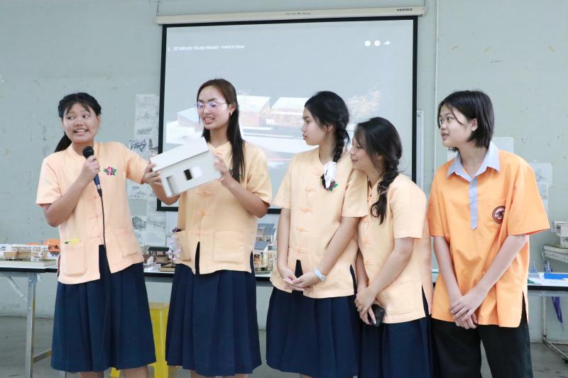 การทำ Model งานด้านสถาปัตยกรรมอย่างง่าย ของนักเรียน ม.5 โรงเรียนมัธยมสาธิตม.นเรศวร