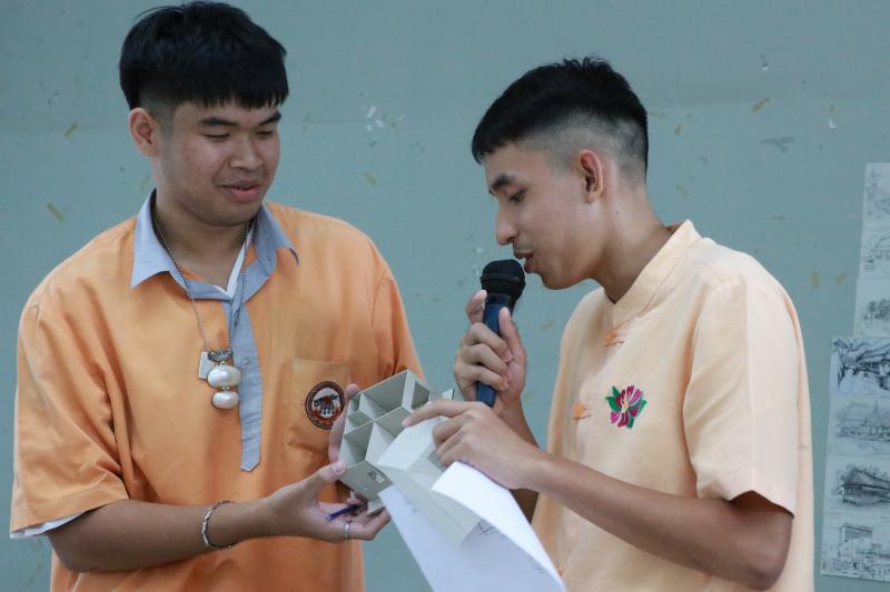 การทำ Model งานด้านสถาปัตยกรรมอย่างง่าย ของนักเรียน ม.5 โรงเรียนมัธยมสาธิตม.นเรศวร