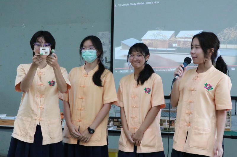 การทำ Model งานด้านสถาปัตยกรรมอย่างง่าย ของนักเรียน ม.5 โรงเรียนมัธยมสาธิตม.นเรศวร