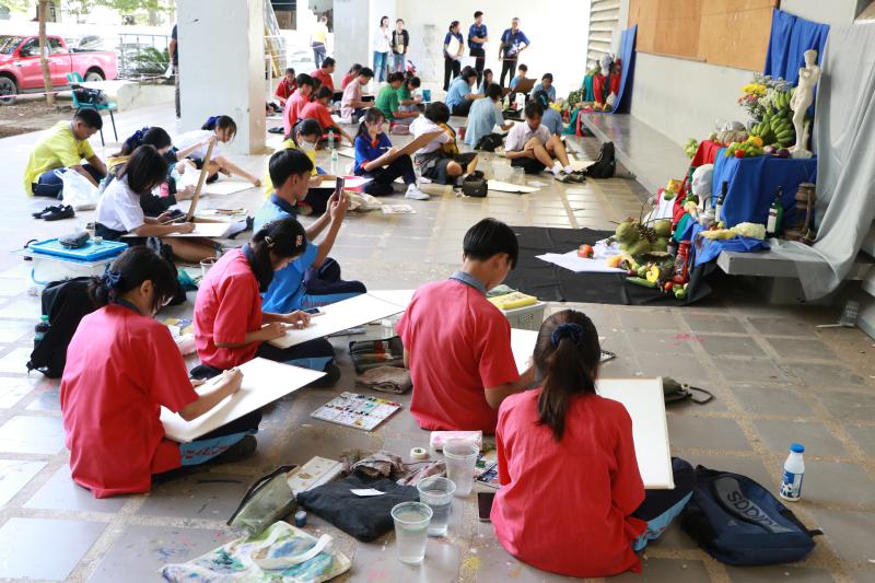 โครงการประกวดศิลปกรรมด้านทัศนศิลป์ คณะสถาปัตยกรรมศาสตร์ ศิลปะและการออกแบบ ม.นเรศวร