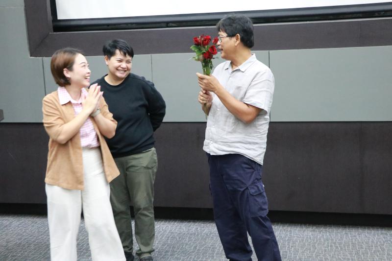 โครงการแลกเปลี่ยนเรียนรู้ประสบการณ์ในการทำงาน และงานเกษียณอายุราชการ ผศ.สมหมาย มาอ่อน อาจารย์ประจำสาขาทัศนศิลป์