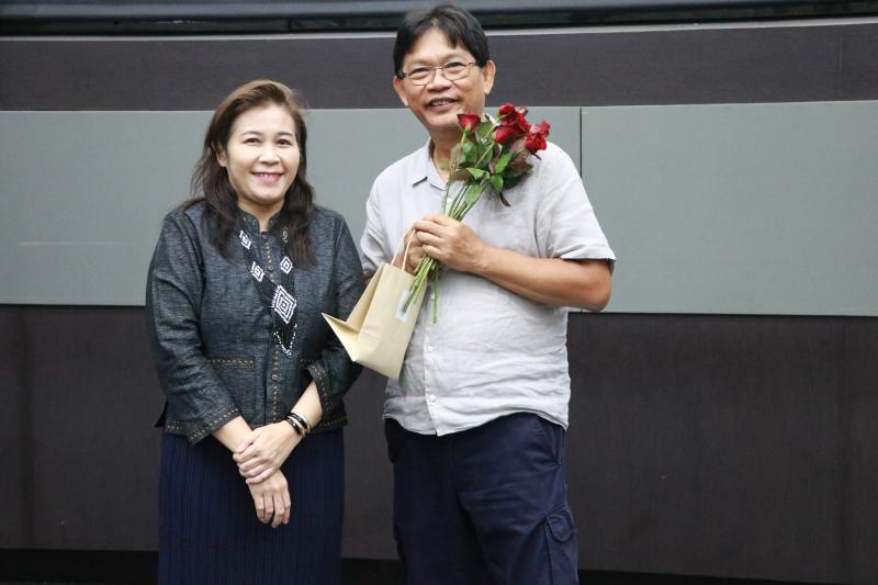 โครงการแลกเปลี่ยนเรียนรู้ประสบการณ์ในการทำงาน และงานเกษียณอายุราชการ ผศ.สมหมาย มาอ่อน อาจารย์ประจำสาขาทัศนศิลป์