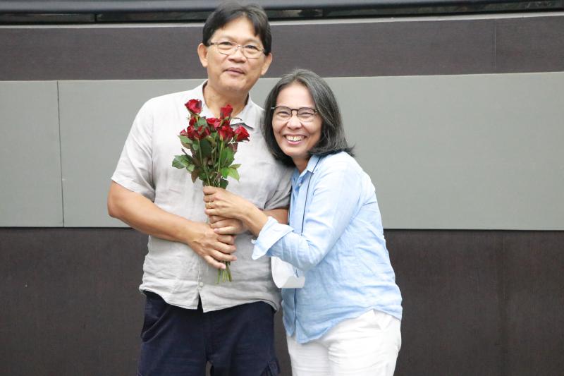 โครงการแลกเปลี่ยนเรียนรู้ประสบการณ์ในการทำงาน และงานเกษียณอายุราชการ ผศ.สมหมาย มาอ่อน อาจารย์ประจำสาขาทัศนศิลป์