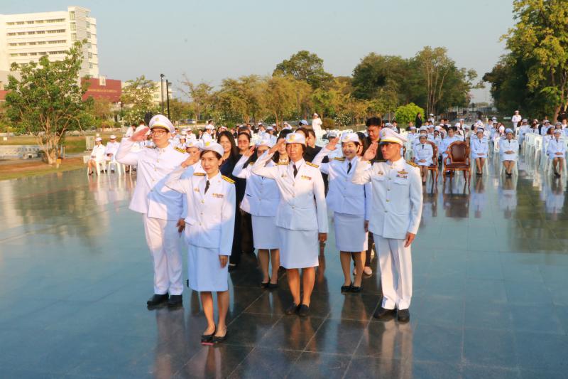 พิธีวางพวงมาลาถวายราชสักการะ วันคล้ายวันสวรรคตสมเด็จพระนเรศวรมหาราช 
