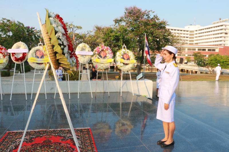 พิธีวางพวงมาลาถวายราชสักการะ วันคล้ายวันสวรรคตสมเด็จพระนเรศวรมหาราช 
